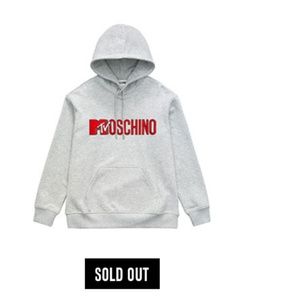MTV MOSCHINO Grey Hoodie